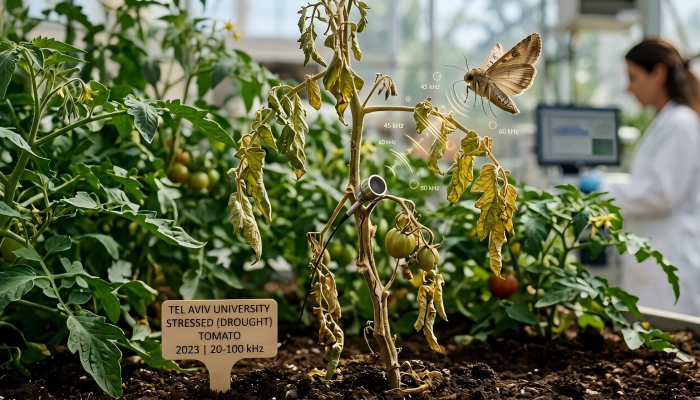Plants make sounds when they're stressed