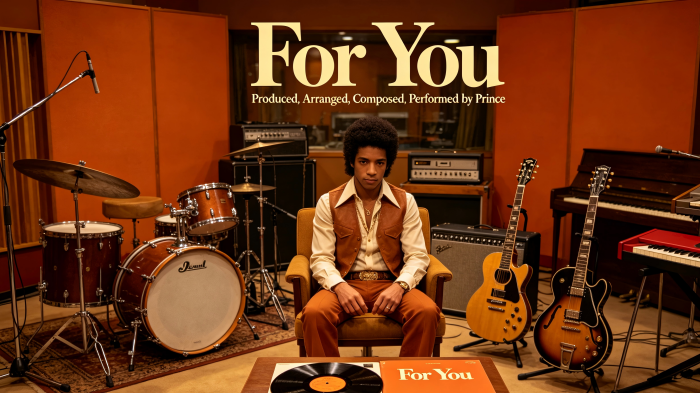 Prince played 27 instruments on his debut album.