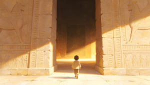 a house one enters blind and leaves seeing riddle