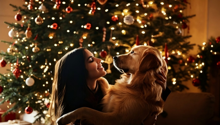 people and dog