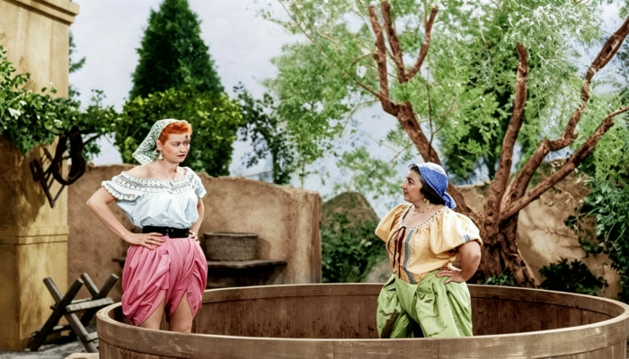 Lucille Ball in I Love Lucy The Vacation in Italy episode