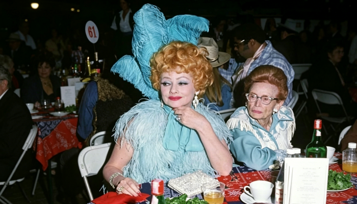Lucille Ball with her Mother Desiree (DeDe) Ball
