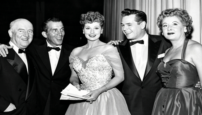 The I Love Lucy cast on The Ed Sullivan Show